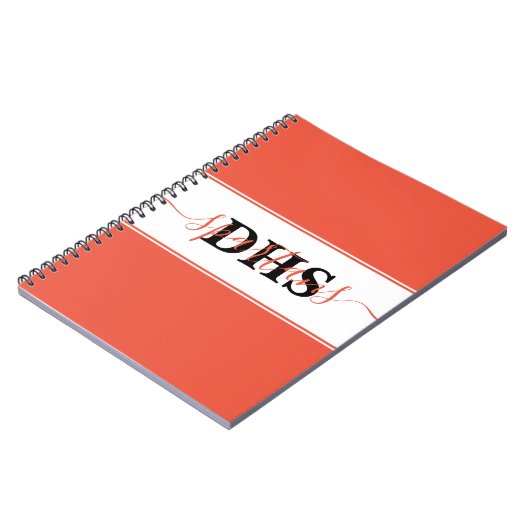 Personalisiert School Colorblock Notebook Notizblock (Linke Seite)