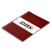 Personalisiert School Colorblock Notebook Notizblock (Linke Seite)