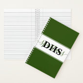 Personalisiert School Colorblock Notebook Notizblock (Innen)