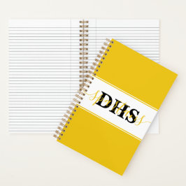 Personalisiert School Colorblock Notebook Notizblock