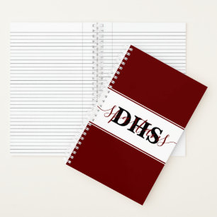 Personalisiert School Colorblock Notebook Notizblock
