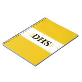 Personalisiert School Colorblock Notebook Notizblock (Linke Seite)