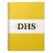 Personalisiert School Colorblock Notebook Notizblock (Vorderseite)