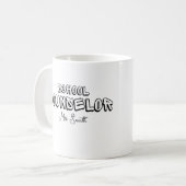 Personalisiert School Counselor Kaffeetasse (Vorderseite Links)
