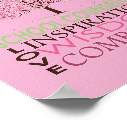 Personalisiert School Counselor Poster (Ecke)