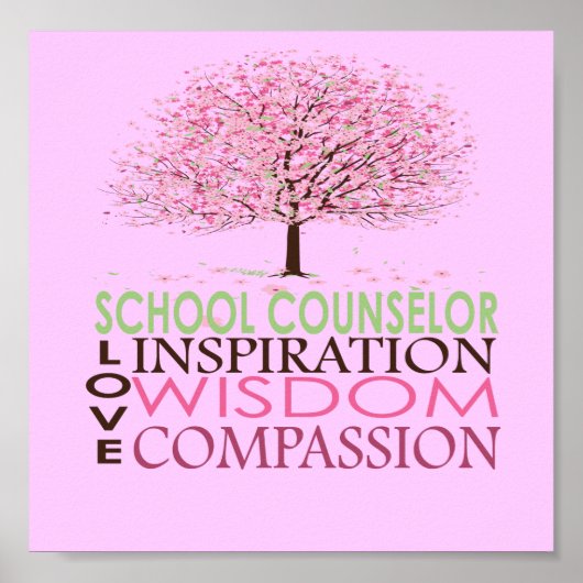 Personalisiert School Counselors Posters Poster (Vorne)