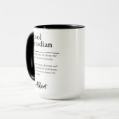 Personalisiert School Custodian Definition Tasse (Vorderseite Links)