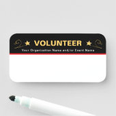 Personalisiert School Event Staff Volunteer Namensschild (Beispiel)