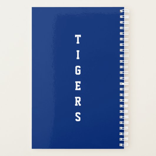 Personalisiert School Football Planner Planer (Rückseite)