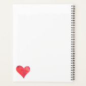 Personalisiert School Guidance Counselor Watercolo Planer (Rückseite)