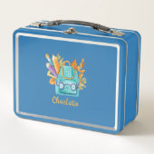 Personalisiert School Lunchbox mit Foto und Name (Vorderseite)