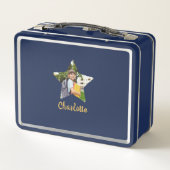 Personalisiert School Lunchbox mit Foto und Name (Rückseite)