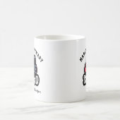 Personalisiert School Name First Grade Teacher Squ Kaffeetasse (Mittel)