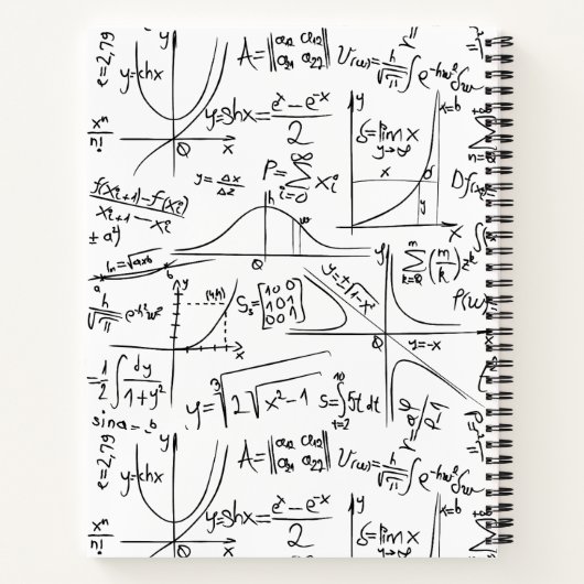 Personalisiert School Notebook für Mathematik oder Notizblock (Rückseite)