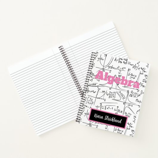Personalisiert School Notebook für Mathematik oder Notizblock (Innenseite)