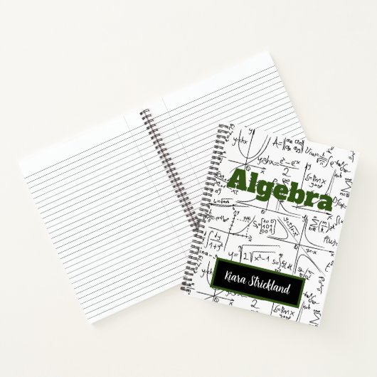 Personalisiert School Notebook für Mathematik oder Notizblock (Innenseite)