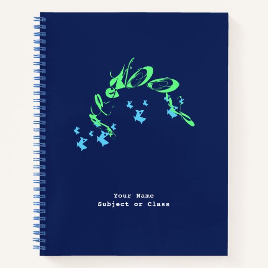 Personalisiert-School-Notebook Notizblock (Vorderseite)