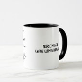 Personalisiert School Nurse-Geschenk Tasse (VorderseiteRechts)