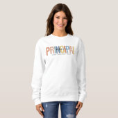 Personalisiert School Principal Sweatshirt (Vorne ganz)