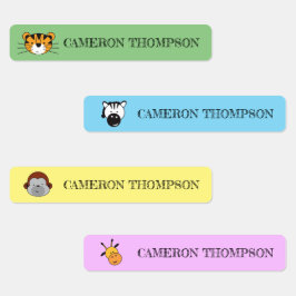 Personalisiert School Safari Etiketten