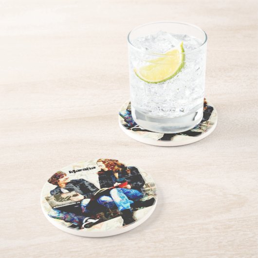 Personalisiert School Themed Teens Collage Getränkeuntersetzer (Seite)