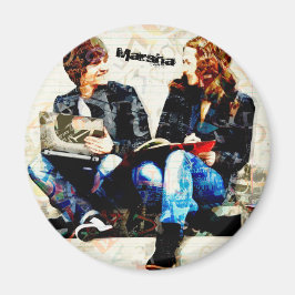 Personalisiert School Themed Teens Collage Magnet