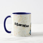 Personalisiert School Themed Teens Collage Tasse (Links)
