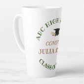 Personalisiert School Uni-Abschluß Celebration Milchtasse (Linke Ecke)