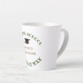 Personalisiert School Uni-Abschluß Celebration Milchtasse (Rechte Ecke)