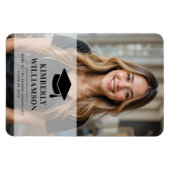 Personalisiert School Uni-Abschluß Foto Magnet (Horizontal)