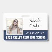 Personalisiert School Wiedersehen Yearbook Foto Ausweis (Front)