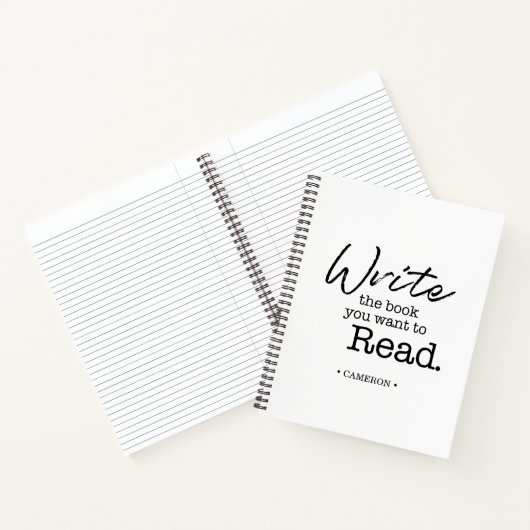 Personalisiert Schreiben Sie das Buch, das Sie zum Notizblock (Innenseite)