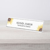 Personalisiert Schreibtischnamensplakette (Vorderseite )