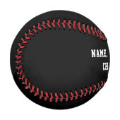 Personalisiert, schwarz Baseball oder FARBEN (Vorderseite Links)