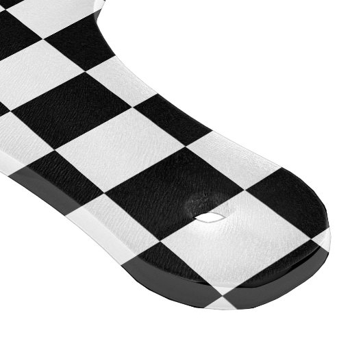 Personalisiert schwarz geprüft schneidebrett (Ecke)