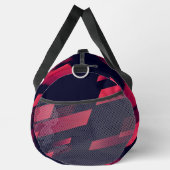 Personalisiert Schwarz/Rot Duffle Bag (Rechts)