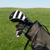 Personalisiert, schwarz und weiß gestrichen golf headcover (In SItu)