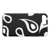 Personalisiert Schwarz/Weiß Case-Mate iPhone Hülle (Rückseite (Horizontal))