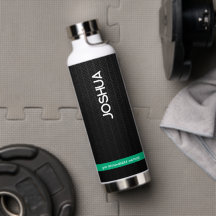 Personalisiert Schwarze Moderne Bezeichnung Therma