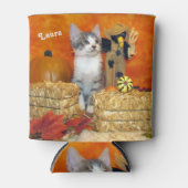 Personalisiert - Schweinekochen Herbst/Herbst der  Dosenkühler (Vorderseite)