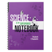 Personalisiert Science Biology Labrador Notebook Notizblock (Vorderseite)