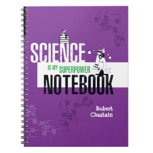 Personalisiert Science Biology Labrador Notebook Notizblock