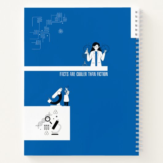 Personalisiert Science Chemistry Laboratory Notizblock (Rückseite)