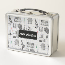 Personalisiert Science Chemistry Scientifics Patte Metall Brotdose