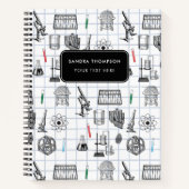 Personalisiert Science Chemistry Scientifics Patte Notizblock (Vorderseite)