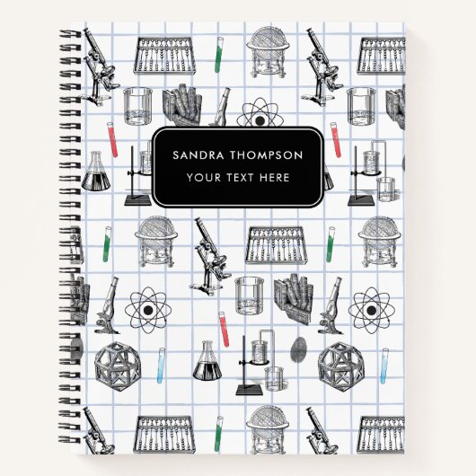 Personalisiert Science Chemistry Scientifics Patte Notizblock (Vorderseite)