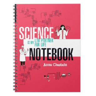 Personalisiert Science Physical Labrador Notebook Notizblock