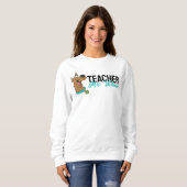 Personalisiert | Scooby-Doo Happy Face Teacher Sweatshirt (Vorne ganz)