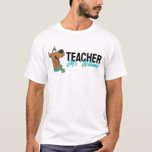 Personalisiert Scooby-Doo Happy Face Teacher T-Shirt