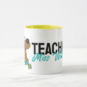 Personalisiert | Scooby-Doo Happy Face Teacher Tasse (Zentrum)